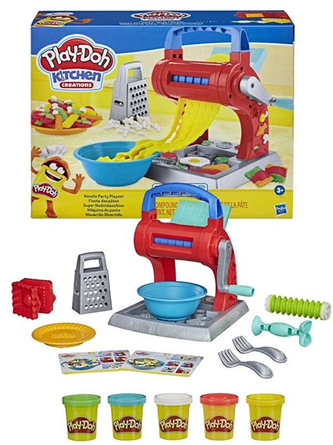 Play Doh Kitchen Creations Noodle Party Lekset Modellervoks
