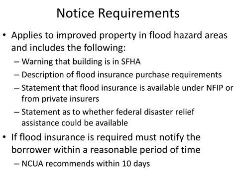 To protect what you keep inside it, you'll need to turn to the. PPT - Flood Insurance Regulations PowerPoint Presentation ...