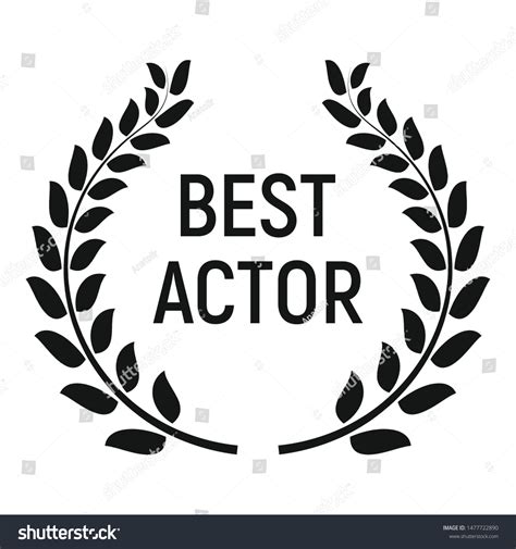 best actor award icon simple illustration stock vector royalty free 1477722890 shutterstock