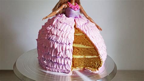 How To Make A Barbie Doll Dress Cake Photos Popsugar Food
