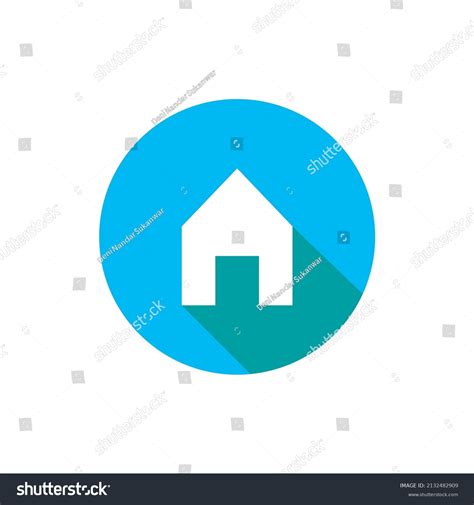 This Home Beranda Icon Logo Template Stock Vector Royalty Free