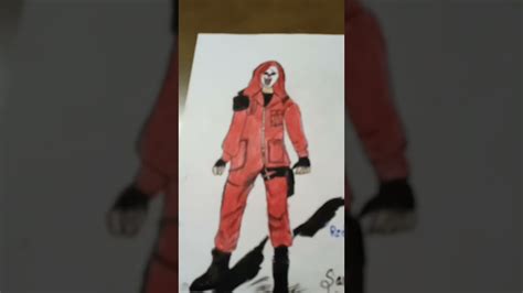 Free Fire Red Criminal Drawing Youtube