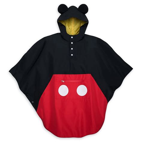 Mickey Mouse Rain Poncho For Adults Is Now Out For Purchase Dis