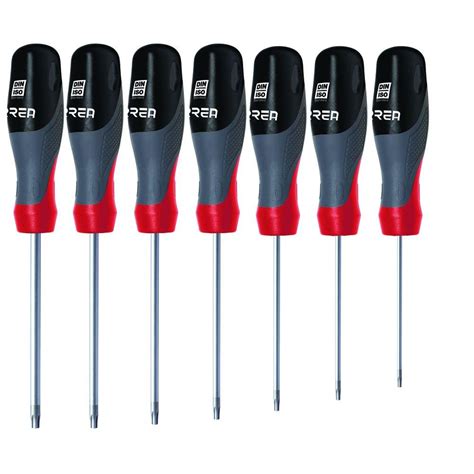 Urrea Torx Tip Trilateral Screwdriver Set 7 Piece Jdtt7 The Home Depot