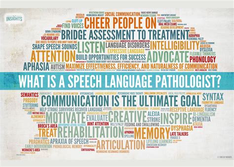 what is a speech language pathologist poster — from 17 slp insights speech and language