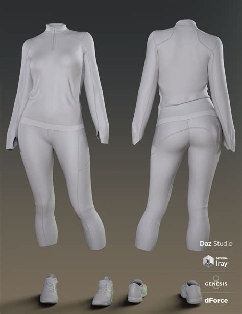 Dforce Soccer Mom Outfit For Genesis 8 Females Daz 3d