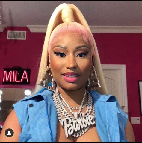 Think Pink And Blonde Nicki Minajs Gorgeous Ombre Hair Color Blast