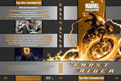 Ghost Rider Marvel Collection Movie Dvd Custom Covers Ghost Rider