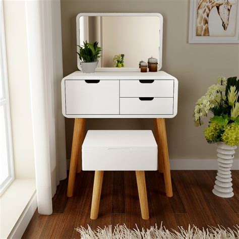 Meja Rias Klasik Minimalis Duco Warna Putih Sobat Furniture