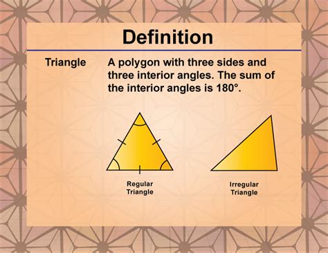 Definition Polygon Concepts Triangle Media4math