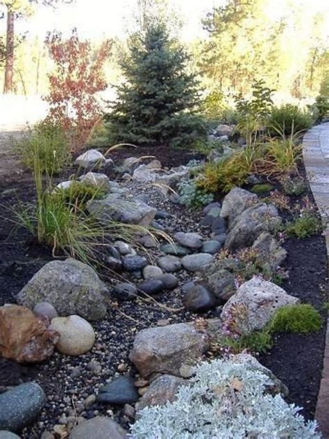 Inspiring Dry Riverbed And Creek Bed Landscaping In 2020 With Images