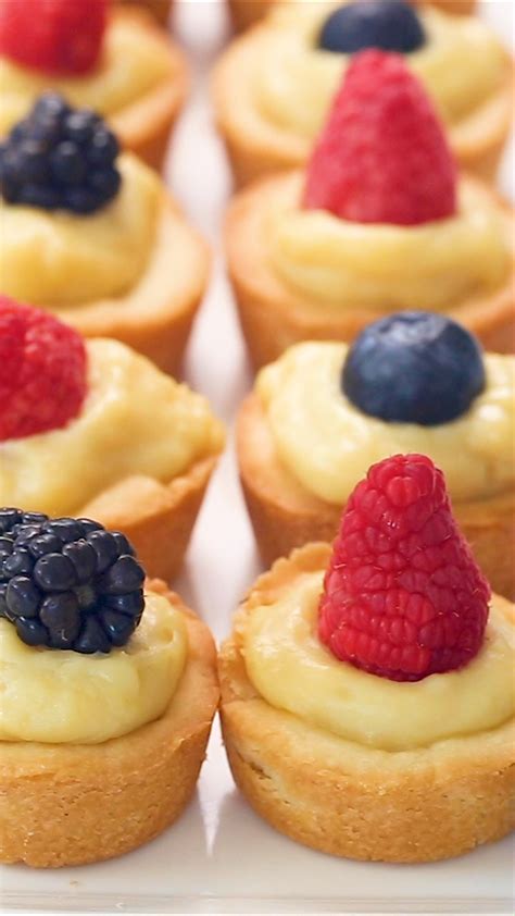 Mini Fruit Tarts Recipe Pins I Love Desserts Mini Fruit Tarts