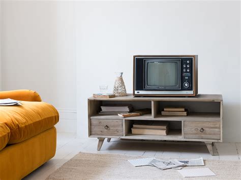 Modernes design, schlichte farben und elemente in warmer holzoptik! Tv Ständer, Große Eiche Tv Schrank Aus Massiver Eiche Tv ...