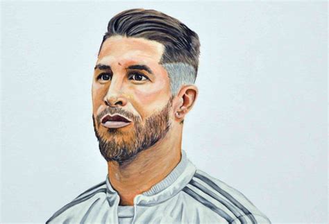 Portfolio Drawing Sergio Ramos Emanuel Schweizer