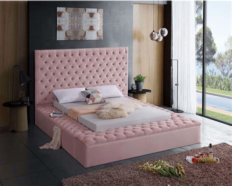 Meridian Bliss Pink King Size Bed Bliss Room Inspiration Bedroom