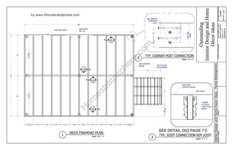 Free 12 X 16 Deck Plan Blueprint With Pdf Document Download