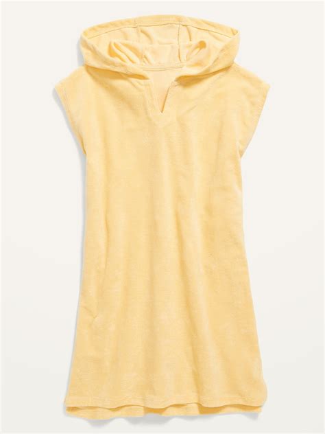 Hooded Loop Terry Swim Cover Up For Girls Old Navy