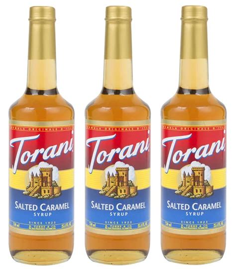 Torani Syrup Salted Caramel 750 Ml Pack Of 3