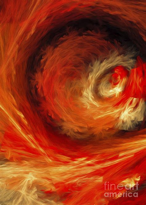 Fire Storm Abstract Digital Art By Andee Design Fine Art America