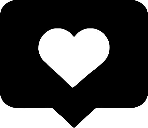 Computer Icons Heart Speech Balloon Instagram Send Email Button Png