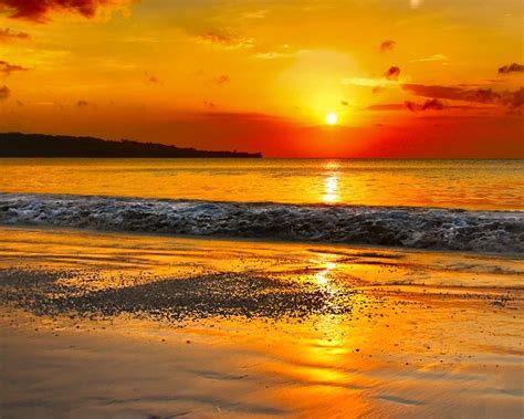 Sundown At The Bali Beach 1 Free Photo Download Freeimages