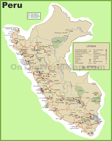 Tourist Map Miraflores Lima Peru Map Of Lima Peru Free Printable