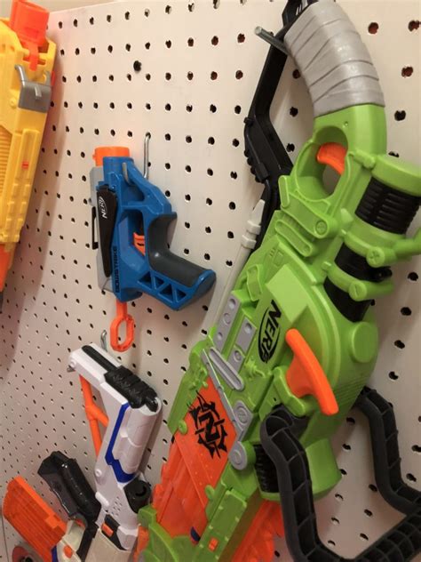 Keeping nerf guns and ammo on racks or in storage containers is a. Make Your Own Easy DIY Nerf Gun Wall