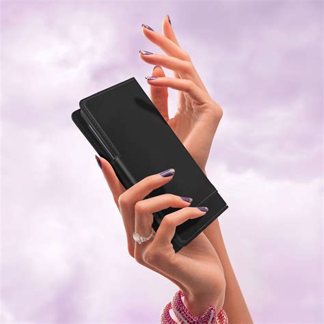 Housse Portefeuille Universel Noir Pour Smartphone Taille Max 146 X 75