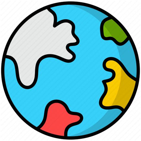 Globe Earth Planet World Geography International Worldwide Icon