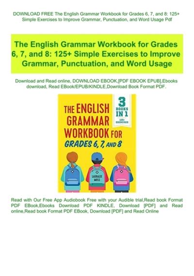 Download Free The English Grammar Workbook For Grades 6 7 And 8 125