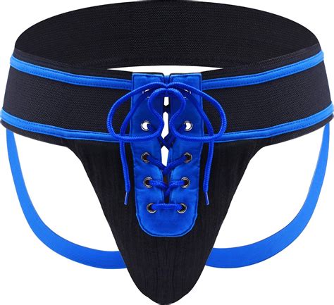Arjen Kroos Men S Jockstrap Athletic Underwear Performance High Elastic Lace Up Jock Straps