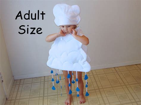 Adult Cloud Costume Halloween Rain Cloud Mens Costume Womens Etsy