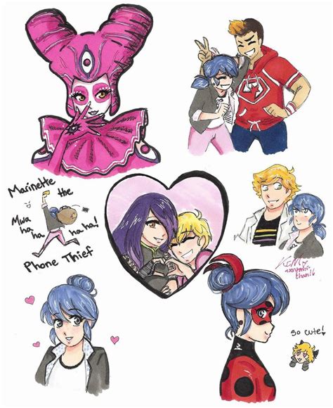 Then split the oval with two curves. Miraculous Ladybug: drawings by Kiyomi-chan16 on DeviantArt