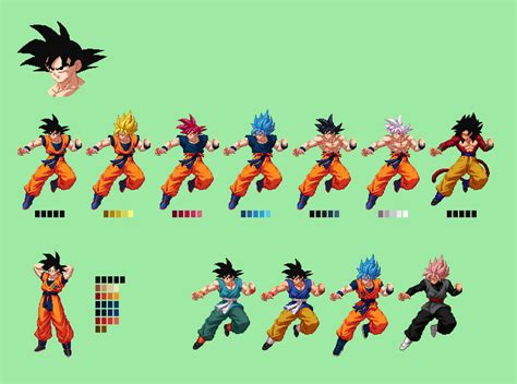 Goku Dragon Ball Z Extreme Butoden Sprites By Mpadillathespriter On