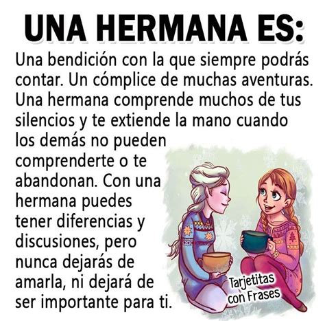 Mensaje Hermana Dedicatoria Para Mi Hermana Tarjetas Para Hermanas