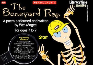 Raps for kids help teachers find new, innovative ways to teach their students poetry in the classroom. The Boneyard Rap - animated poem - Primary KS2 teaching ...