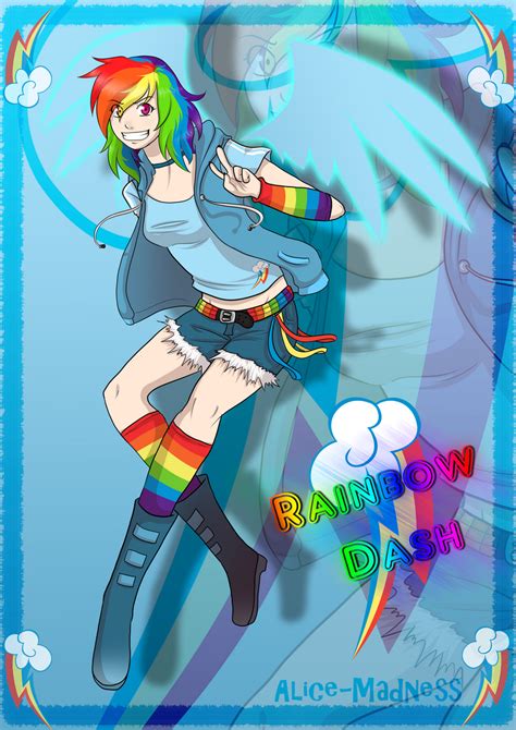 Human Rainbow Dash By Nega Lara On Deviantart