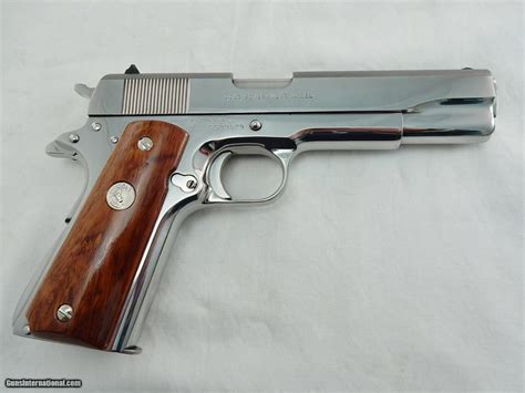Colt 1911 Silver Star Bright Stainless