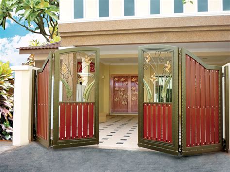Best modern gate design ideas.gate is a very important part of a home. Furniture | Home Designs: Modern homes main entrance gate ...