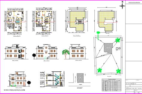 Residential Building Submission Drawing 30x40 Dwg Free Download