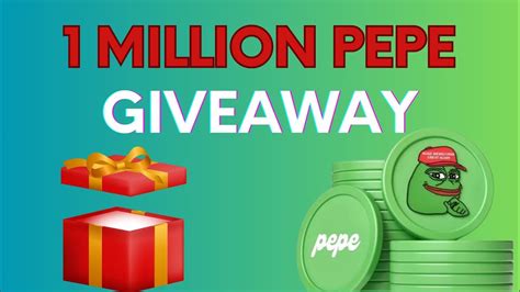 Million Pepe Pepe Giveaway Earn Free Pepe Coin Earn