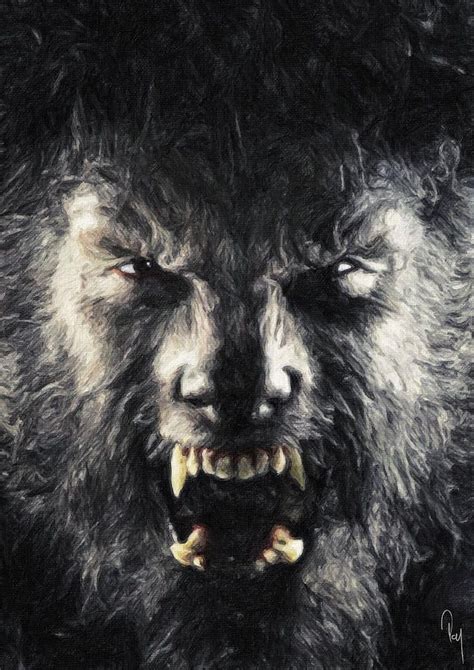 The Wolfman By Zapista Ou In 2021 Wolfman Werewolf Art Horror Art