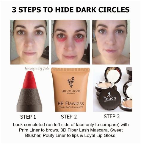 Hide Dark Circles The Younique Way Makeup Pinterest