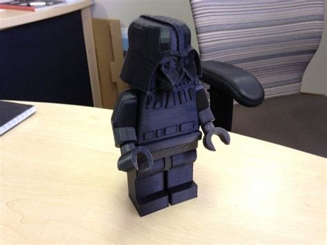 3d Printed Giant Lego Darth Vader By Matthew Kirby Pinshape