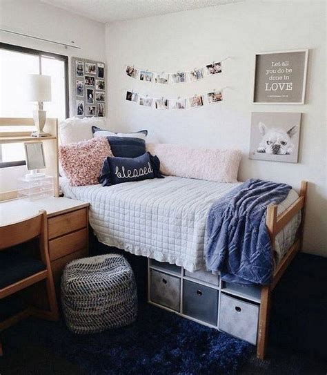 Cool 12 Brilliant Dorm Room Organization Ideas On A Budget College