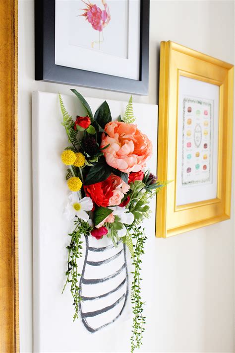 Diy 3 D Flower Canvas Art Part 1 Lily And Val Living