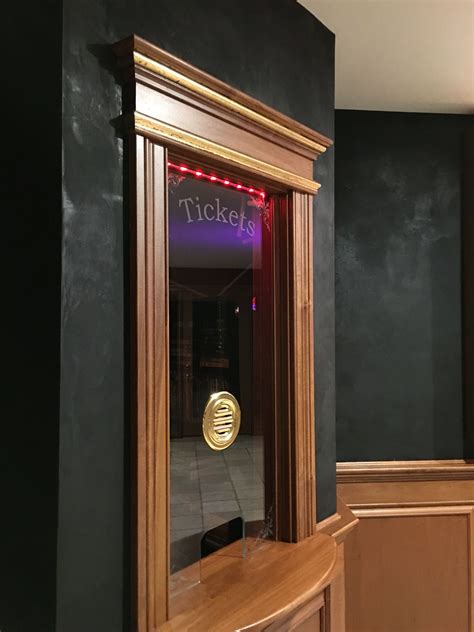 Ticket booth for home theater | At home movie theater, Home theater lighting, Home theater rooms