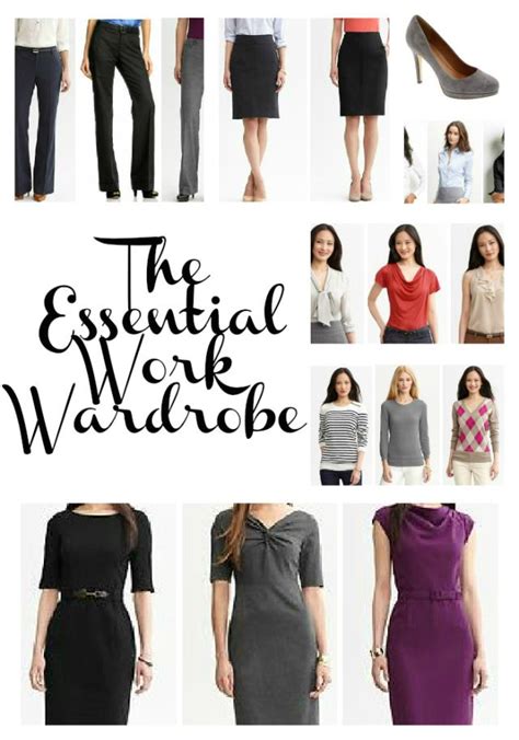 The Essential Work Wardrobe Work Wardrobe Essentials Work Wardrobe