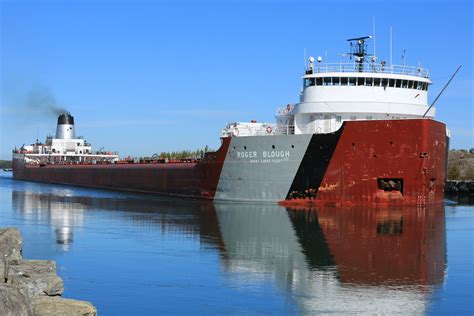 Sault Ste Marie Michigan Is The Place To See A Huge Freighter Go