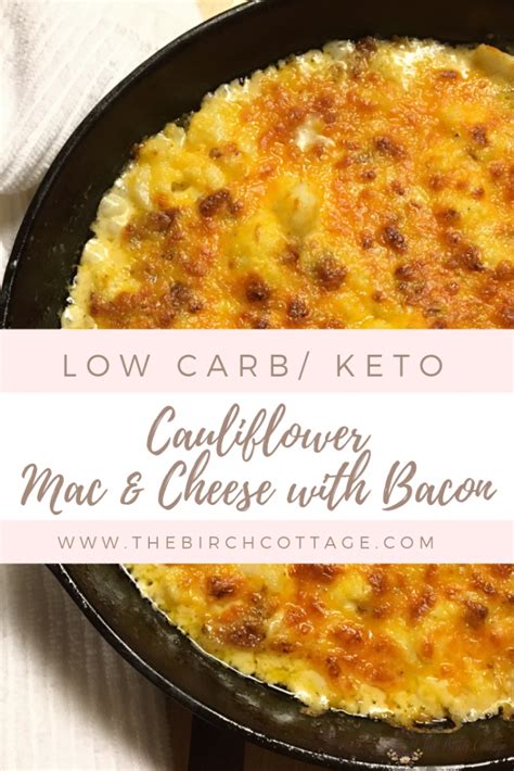 Now you can satisfy your cravings for pancakes and stay in this delicious casserole is packed with healthy fats, takes minimal time to prep and tastes so good you'll want to keep coming back for more! Keto Cauliflower Mac and Cheese with Bacon | Recipe ...